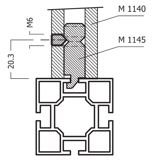 M 1145 ハンマーヘッドボルト – OCTANORM