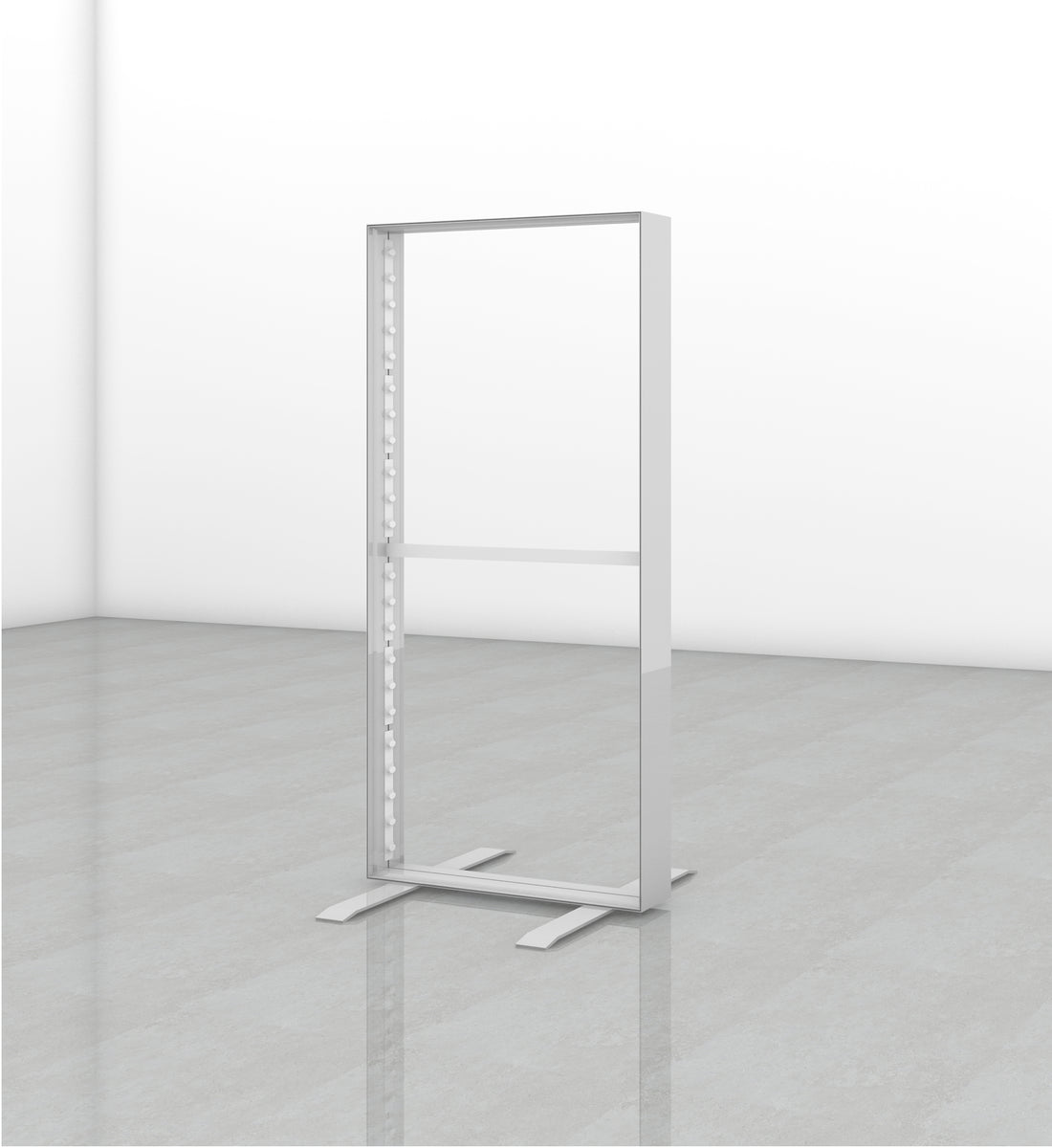 M1901 W1000xH2000 ベース付き自立（両面内照） – OCTANORM