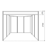 ブース（１小間）１面開放（販売）