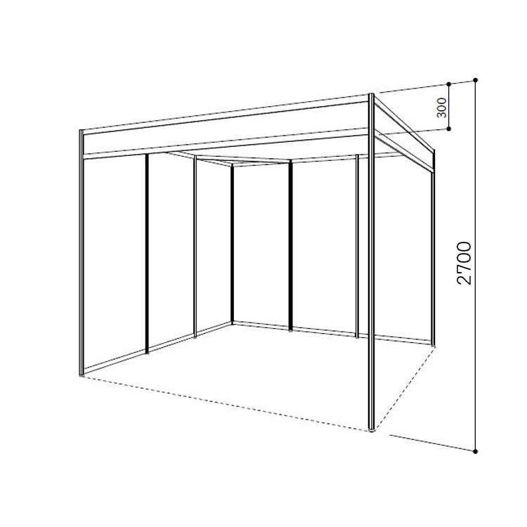 ブース（1小間）2面開放（販売） – OCTANORM