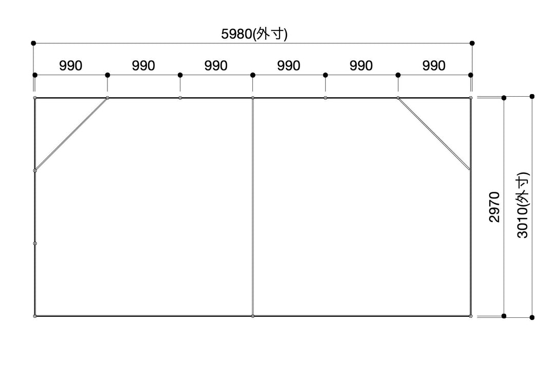 WORKS2 展示パネル現物1点もの ブース（2小間）1面開放（販売） – OCTANORM
