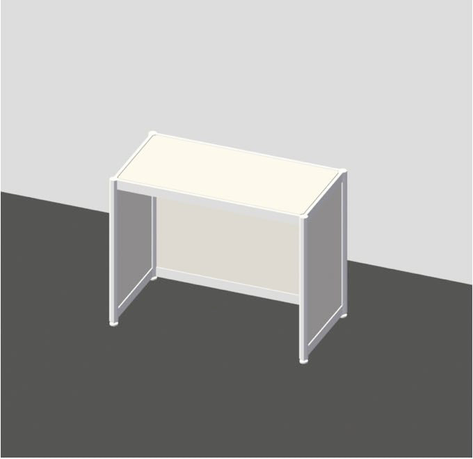 【OTA】白い展示台　ディスプレイ什器　300x300x900mm 2台 EC_3903e899-3bf8-4449-9b09-