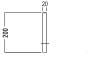 M 1408/2 ベースプレート用丸棒