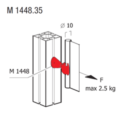 M 1448 ファブリッククリップ（スプリング付き）