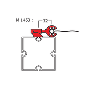 M 1453 ファブリッククリップ