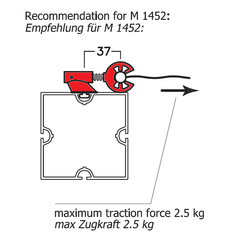 M 1453 ファブリッククリップ