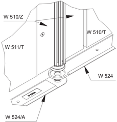 W524/A.37  ドア用ベース  連結