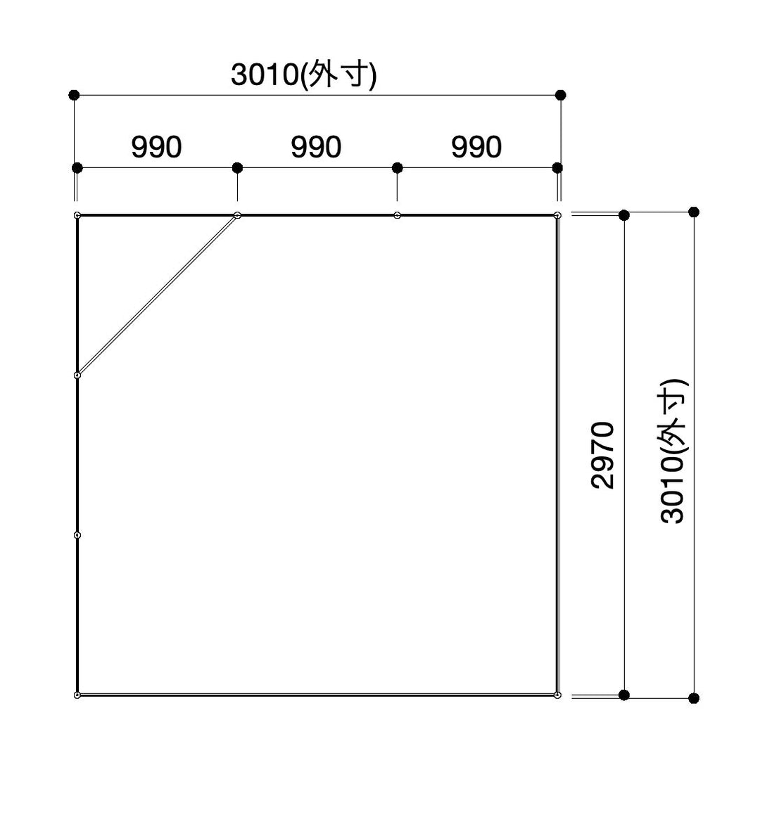 ブース（1小間）2面開放（販売） – OCTANORM