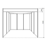 ブース（１小間）（販売）黒