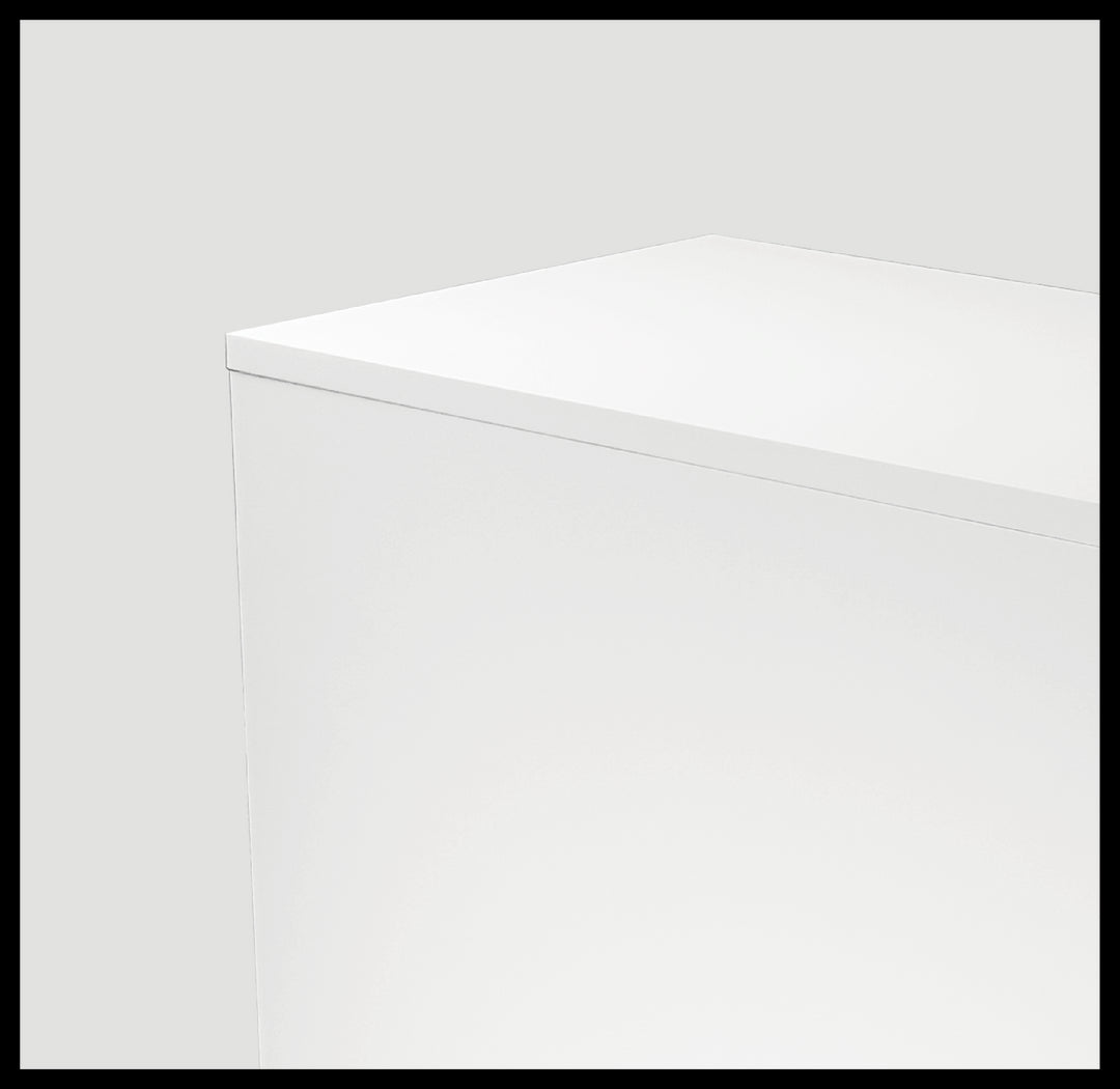 CD900展示台 白色（印刷なし） – OCTANORM