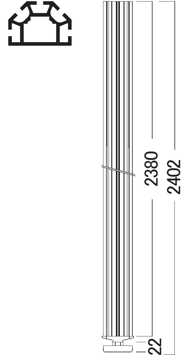 S 201（柱） – OCTANORM