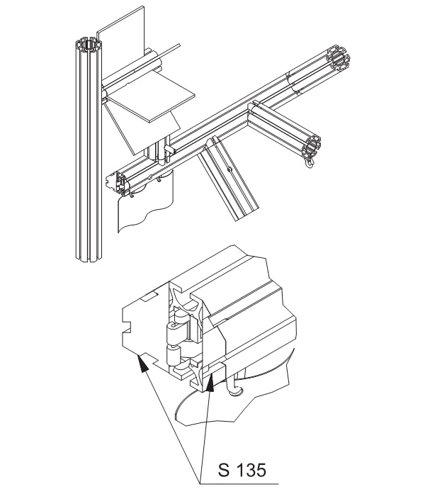 S 108ポール各色 2100/2400/2700mm – OCTANORM
